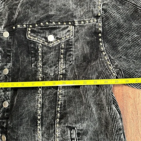 POL Black Corduroy Studded Jacket - Picture 4 of 15